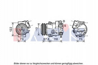 AKS DASIS 852688n -  Компрессор, кондиционер
